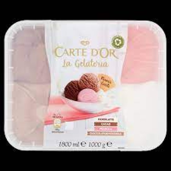 CARTE D'OR CACAO-FRAGOLA-GIANDUIA KG1