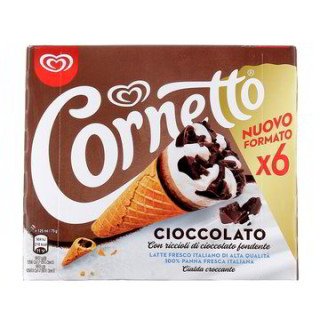 ALG.CORNETTO CIOCC.X 6 GR.450
