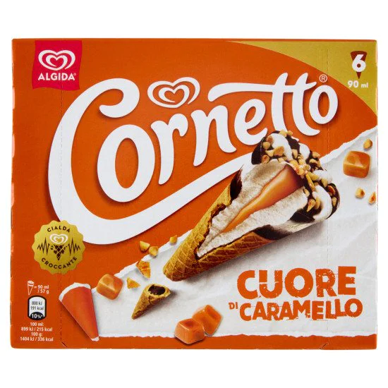CORN.CUORE CROCC.CARAM.X 6 342