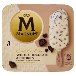 MAGNUM WHITE CHOCO&COOKIES X 3 MAGNUM WHITE CHOCO&COOKIES X 3