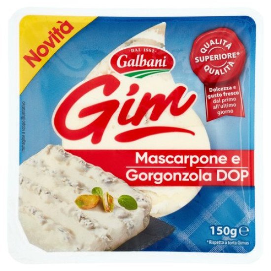 GALBANI GIM MASCARPONE GORGONZOLA GR 150 GALBANI GIM MASCARPONE GORGONZOLA GR 150