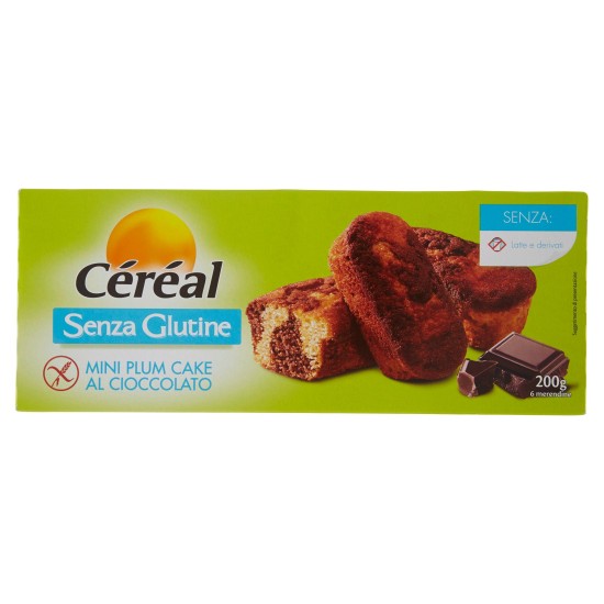 CEREAL SENZA GLUTINE PLUMCAKE CIOCCOLATO GR 200