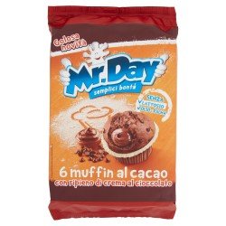 MR DAY MUFFIN CIOCCOLATO CONFEZIONE DA 6 PER 252 GR MR DAY MUFFIN CIOCCOLATO CONFEZIONE DA 6 PER 252 GR