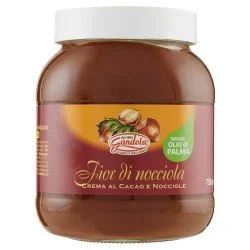 GANDOLA CREMA CACAO E NOCCIOLE 750 GR