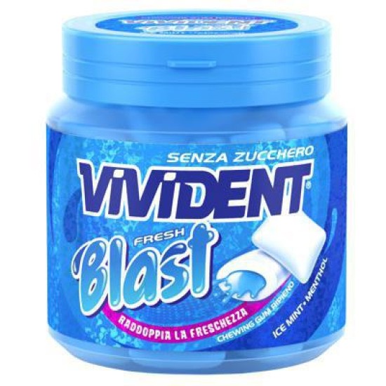 VIVIDENT BLAST BOTTLE ICE MINT   