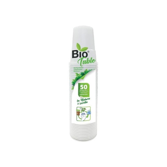 BIO TABLE BICCHIERI 200 CC CONFEZONE DA 50 