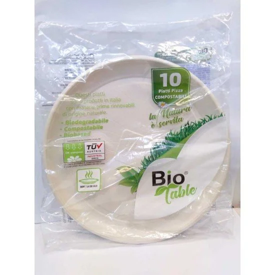BIO TABLE PIATTI PIZZA 10 PEZZI