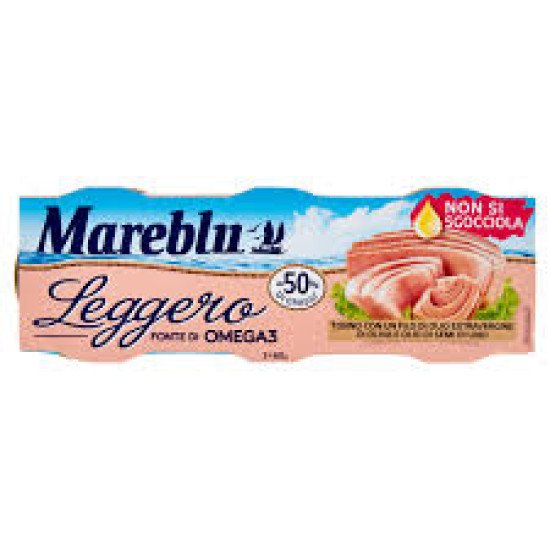MAREBLU TONNO LEGGERO 3X60 GR. MAREBLU TONNO LEGGERO 3X60 GR.