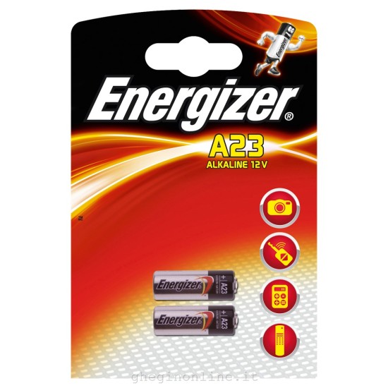 ENERGIZER PILE ALKALINE A23 E23 CONFEZIONE DA 2