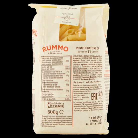 RUMMO PENNE RIGATE N 66 