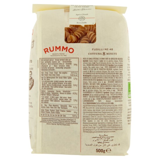 RUMMO BIO INTEG.FUSILLI 500 GR