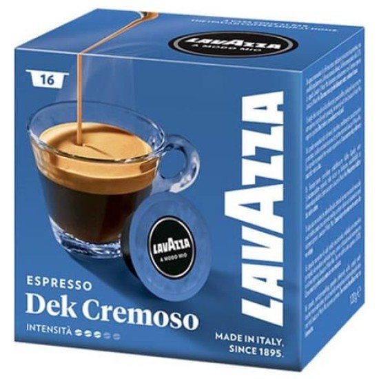 LAVAZZA DEK CREMOSO ESPRESSO DECAFFEINATO 16 CAPSULE