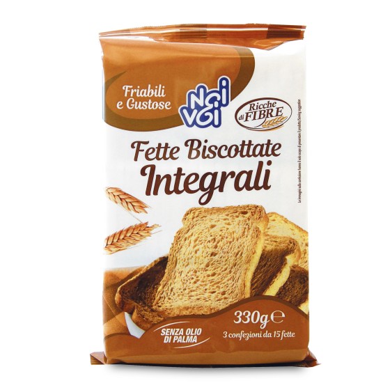 NOI&VOI FETTE BISCOTTI INTEGRALI 330 GR