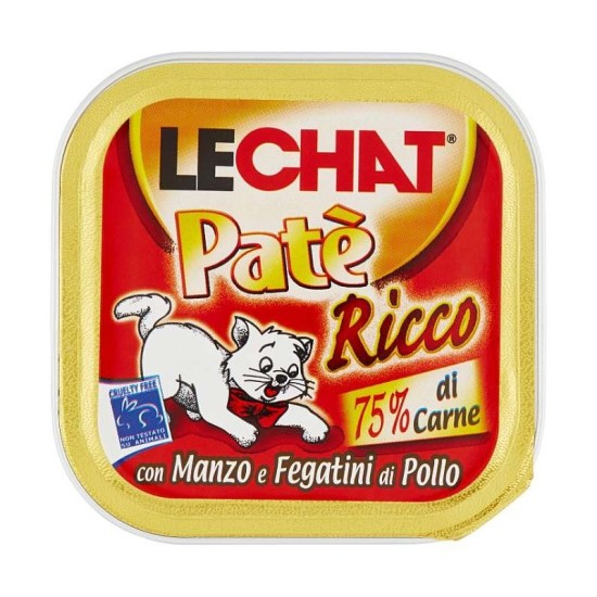 LECHAT PATE'100GR MANZO/FEGAT.