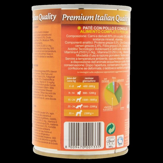 SPECIAL DOG PATE'400GR POL/CON