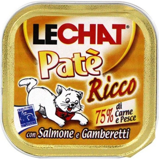 LECHAT PATE'100GR SALM/GAMBER