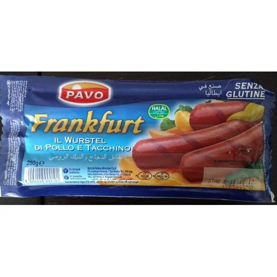 AIA PAVO WURST.FRANKFURT G250#