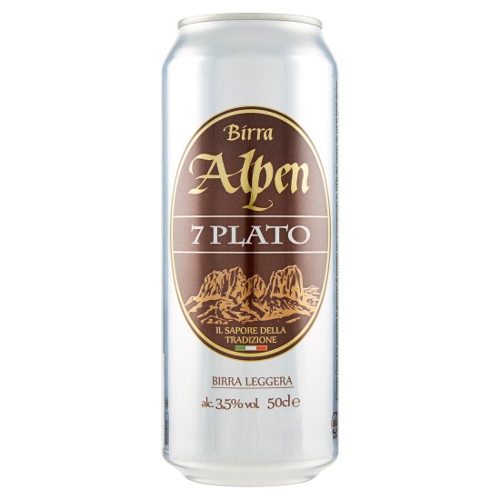 ALPEN BIRRA 7 PLATO LATTONA 50 CL