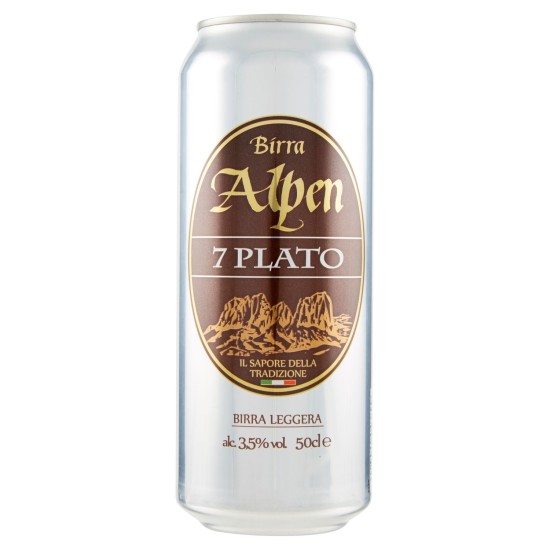 ALPEN BIRRA 7 PLATO LATTONA 50 CL