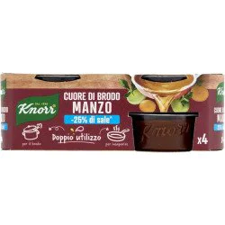 KNORR CUORE DI BRODO MANZO X4*