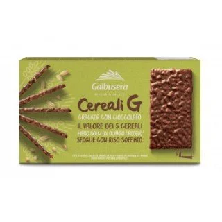 GALBUSERA CEREALI G CRACKER CON CIOCCOLATO GR 150 GALBUSERA CEREALI G CRACKER CON CIOCCOLATO GR 150