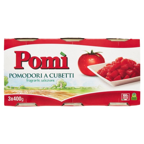 POMI' POLPA CUBETTI CONFEZIONE DA 3 PER 