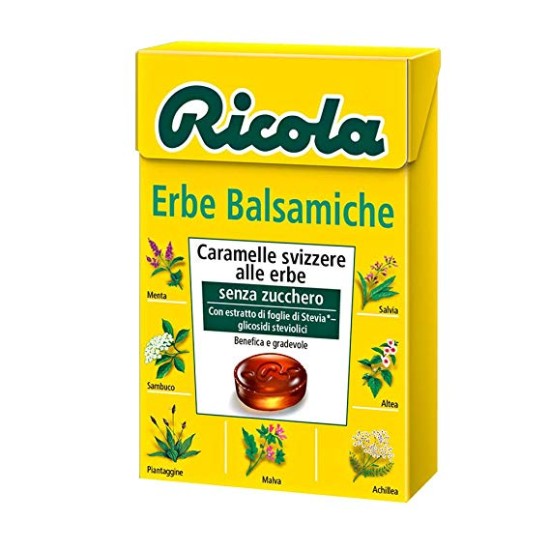 RICOLA BST ERBE BALSAMICHE SENZA ZUCCHERO 70 GR