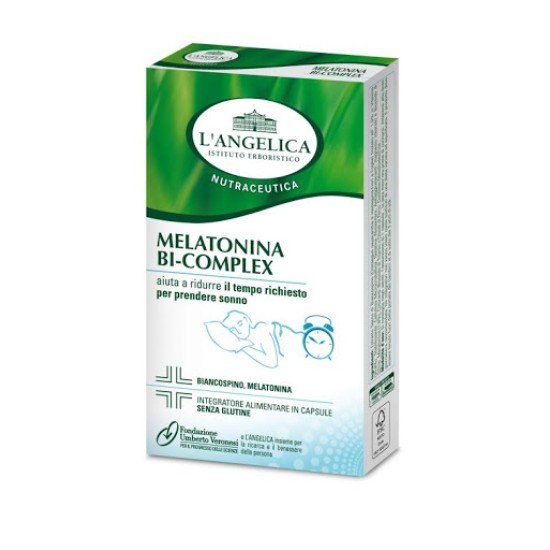 L'ANGELICA MELATONINA BI-COMPLEX 11,2 GR L'ANGELICA MELATONINA BI-COMPLEX 11,2 GR