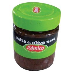 D'AMICO PATE' OLIVE NERE 130 GR D'AMICO PATE' OLIVE NERE 130 GR
