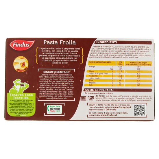 FINDUS PASTA FROLLA 