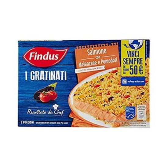 FINDUS SALMONE MELANZANE E POMODORO GR 280