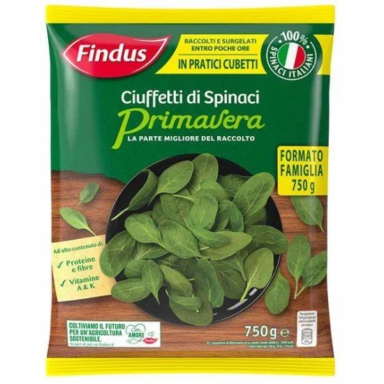 FINDUS SPINACI PRIMAVERA G.800