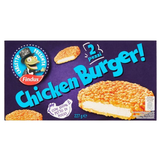 FINDUS CHICKEN BURGER GR 227 