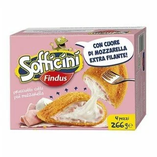 FINDUS SOFFICINI PROSCIUTTO E MOZZARELLA GR 250