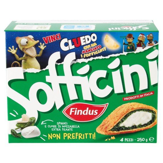 FINDUS SOFFICINI SPINACI E MOZZARELLA GR 250