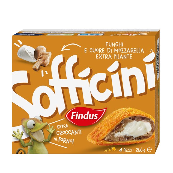 FINDUS SOFFICINI PATATE SALSICCIA MOZZARELLA GR 250