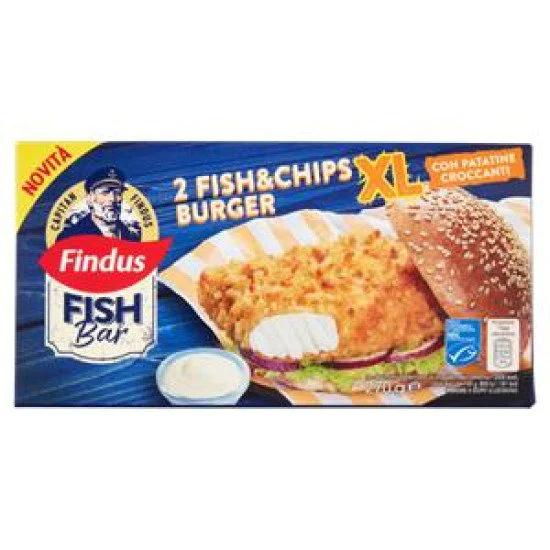FIND.FISH & CHIPS BURGER G.270