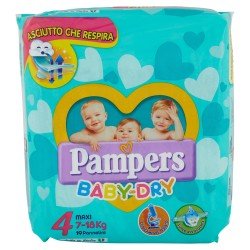 PAMPERS BABY DRY MAXI 7/18kg PAMPERS BABY DRY MAXI 7/18kg