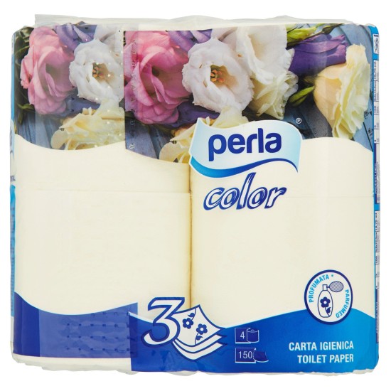 PERLA CARTA IGIENICA ROSA 4 ROTOLI