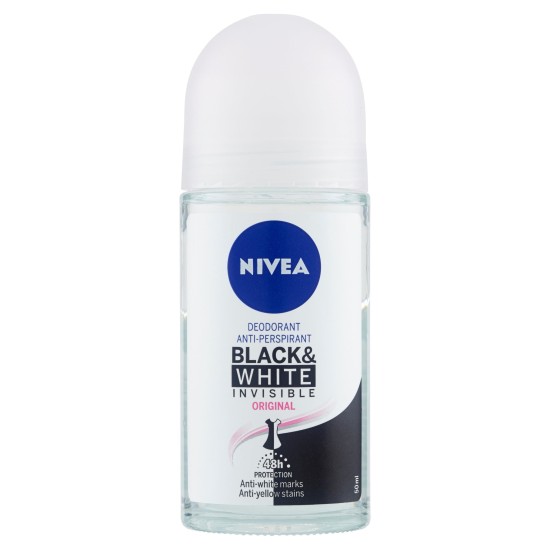 NIVEA DEO ROLLON 50ML BLACK&WH