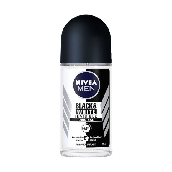 NIVEA DEO ROLLON 50 ML BLACK WHITE ORIGINAL NIVEA DEO ROLLON 50 ML BLACK WHITE ORIGINAL