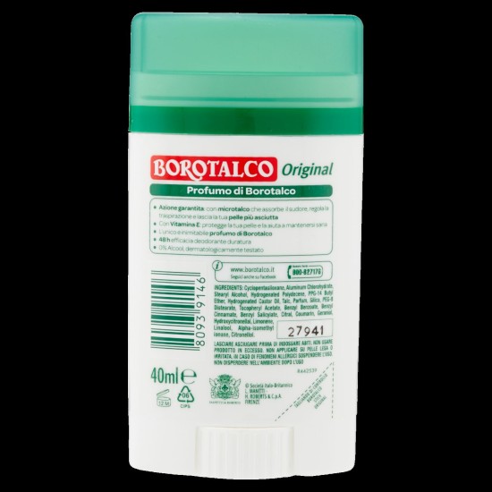 BOROTALCO DEODORANTE ORIGINAL STICK 40 ML