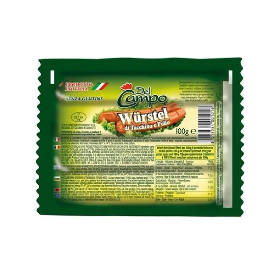 DELCAMPO WURSTEL X 4 GR.100#