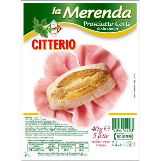 CITTERIO MERENDA PR.COTTO 40GR