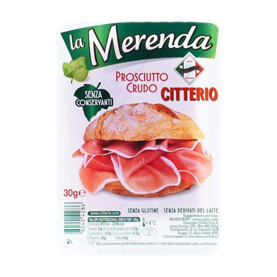 CITTERIO MERENDA PR.CRUDO 30GR
