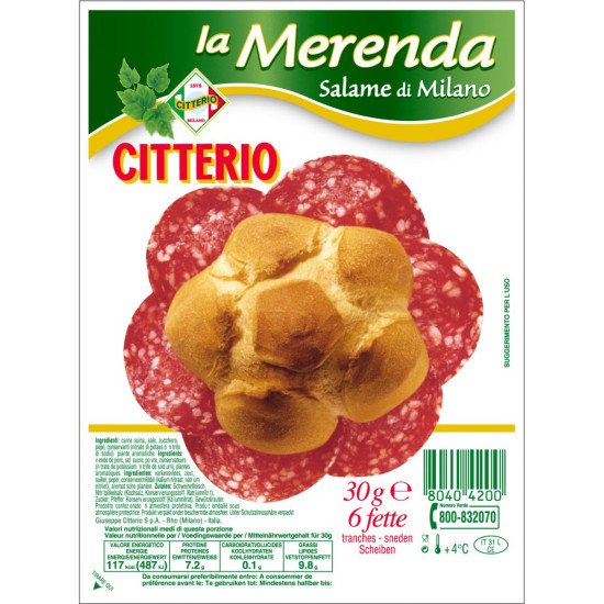 CITTERIO MERENDA SAL.MIL.30GR