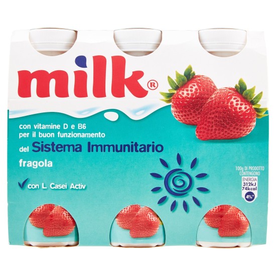 MILK RINFORZO FRAGOLA 6X100