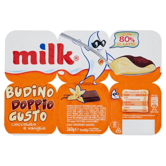 MILK BUDINO CIOCC./VAN.60 gX6