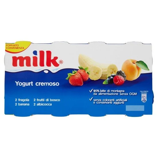 MILK YOG.CREMOSO GR.125X8#