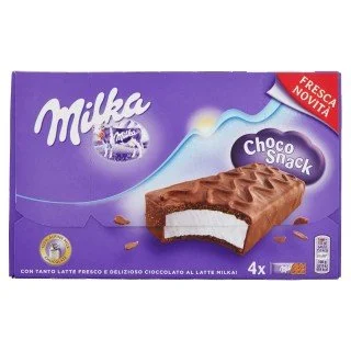 MILKA CHOCO SNACK CONFEZIONE DA 32 PER 4